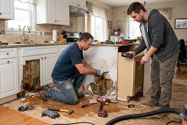 Kitchen Water Damage Repair Mukilteo