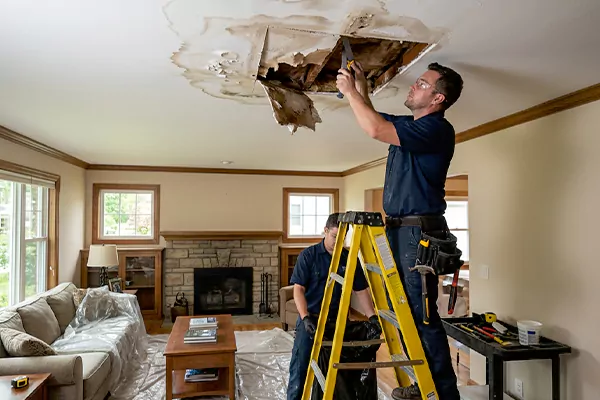 Water Damage Ceiling Repair Mukilteo