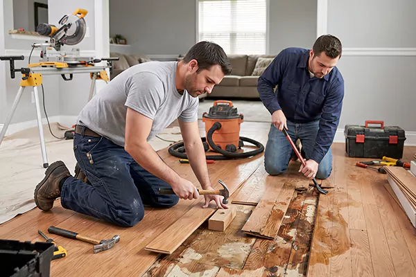 Water Damage Floor Repair Mukilteo