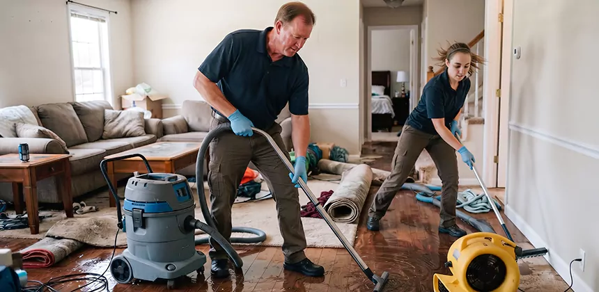 Hidden Leak Clean Up in Mukilteo